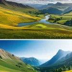 등산 장비의 재활용 방법 - Here are three detailed image prompts in English, adhering to all the specified guidelines, and refl...