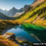 등산 사진 촬영 팁 - A lightweight mirrorless camera setup on a compact tripod capturing a breathtaking mountain panorama...